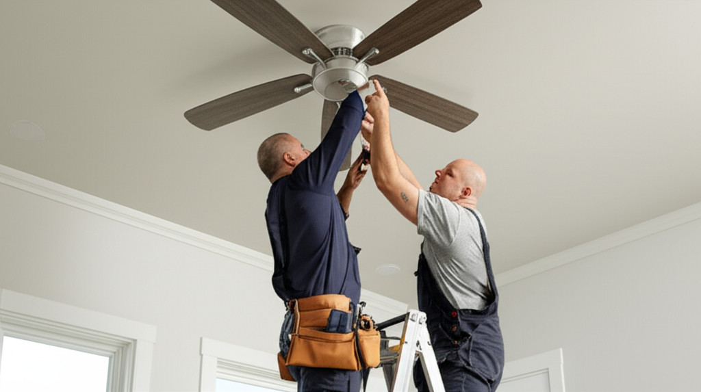 Instalacion de ventilador